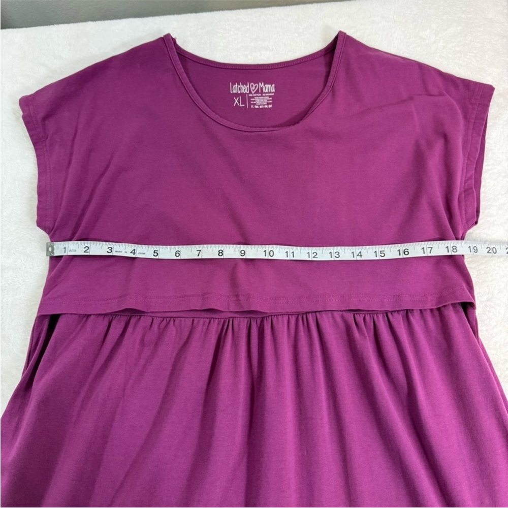 Latched Mama Vibrant Purple Maxi Dress - Picture 6 of 8